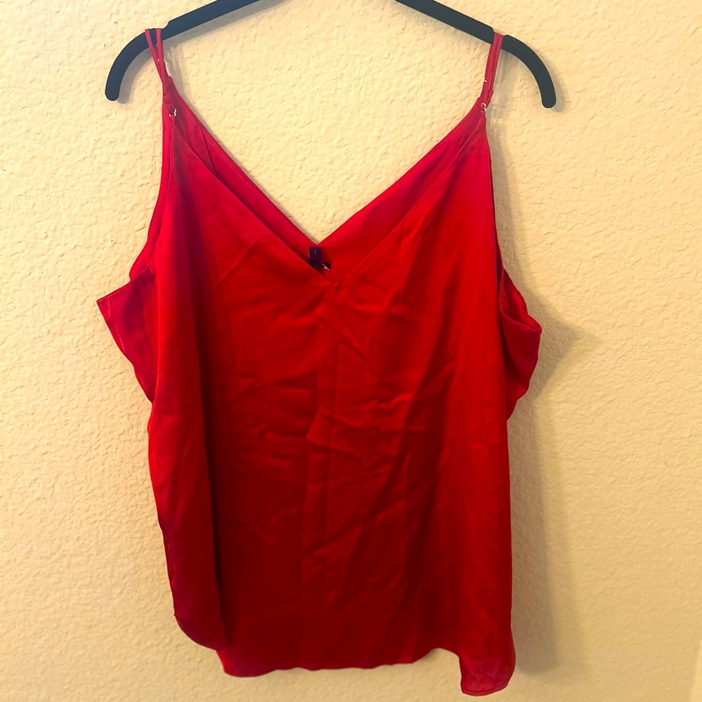 Express Vibrant Red Camisole Top